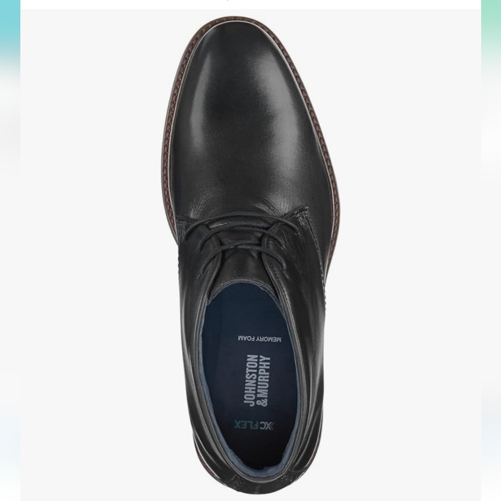 New With Box Johnston & Murphy XC Flex Raleigh Genuine Leather Chukka Boots - Picture 2 of 5